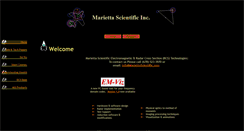 Desktop Screenshot of mariettascientific.com